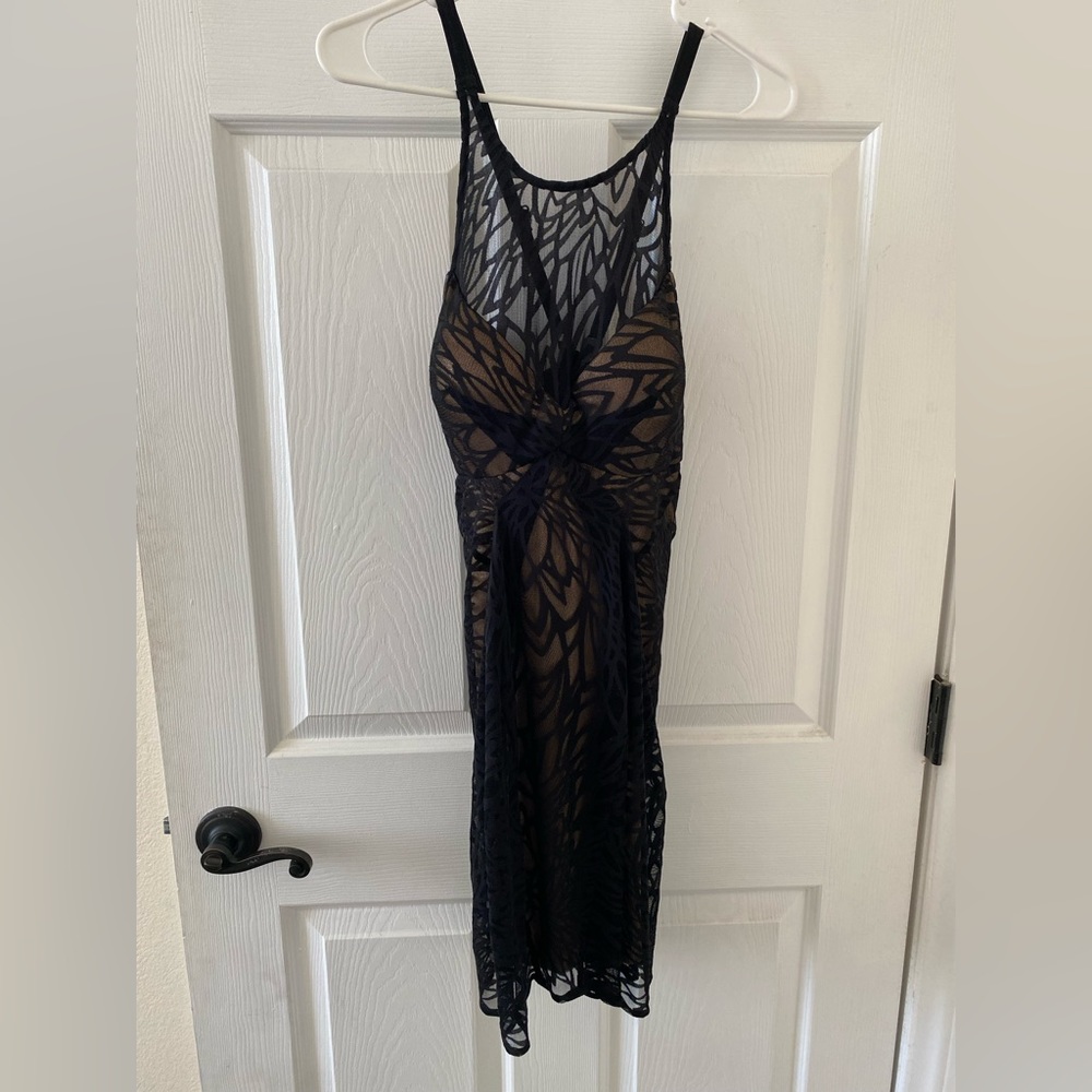 Z FORM UNIFORM mini black dress